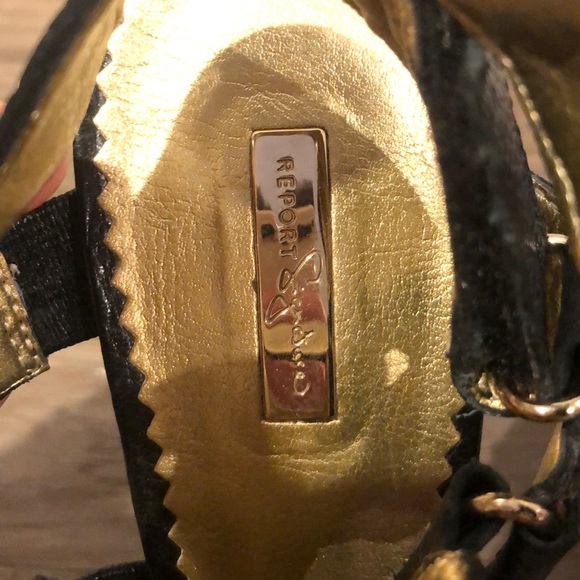 Report Signature black strappy heels - Picture 3 of 5